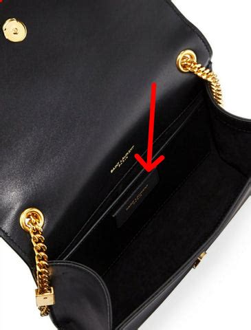 vintage YSL bag serial number